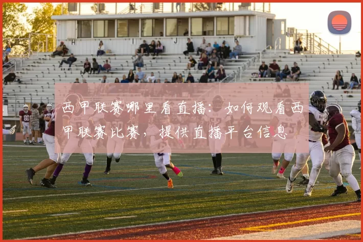 西甲联赛哪里看直播：如何观看西甲联赛比赛，提供直播平台信息