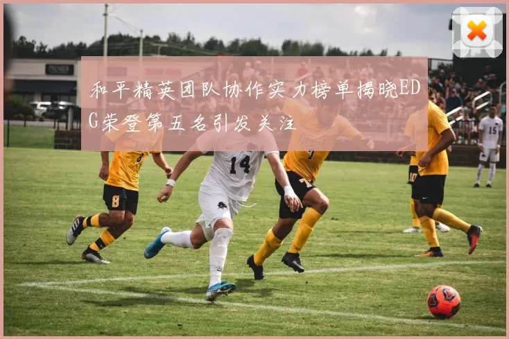 和平精英团队协作实力榜单揭晓EDG荣登第五名引发关注